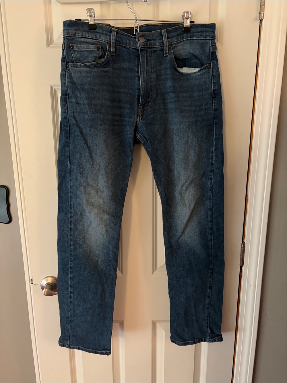 Levi's Dark Blue Straight-Leg Jeans